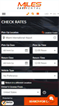Mobile Screenshot of milescarrental.com